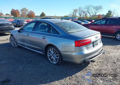 2014 Audi A6 3.0T Premium Plus from USA, damaged, VIN WAUHGAFC7EN122500